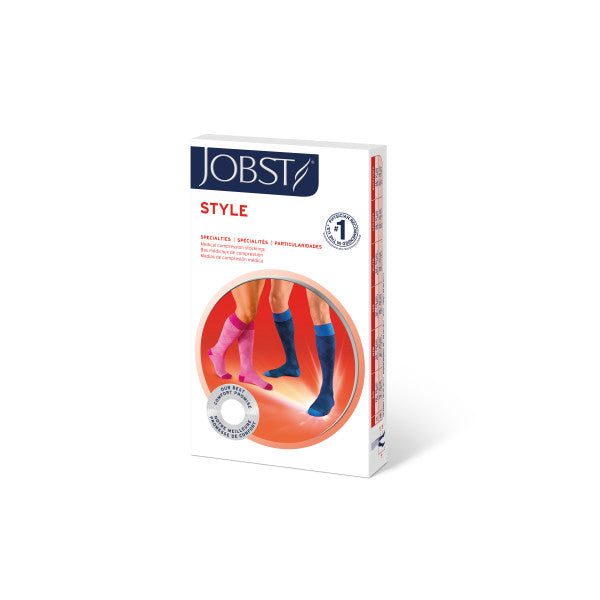 JOBST Style Soft Fit Compression Socks 15-20 mmHg, Knee High, Closed Toe, Petite