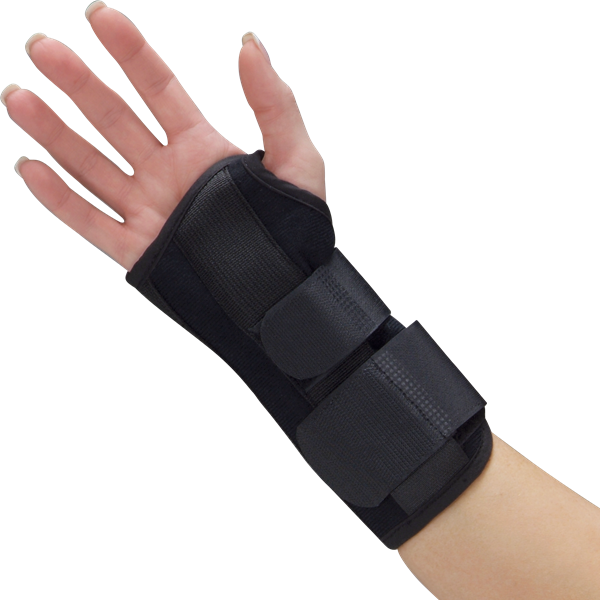 DeRoyal Universal Black Foam Wrist Splint