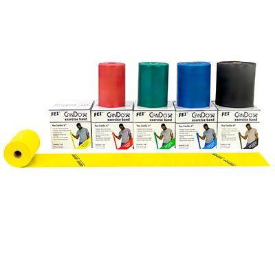 CanDo® Low Powder Exercise Band Rolls