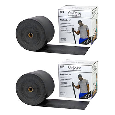 CanDo® Low Powder Exercise Band Rolls