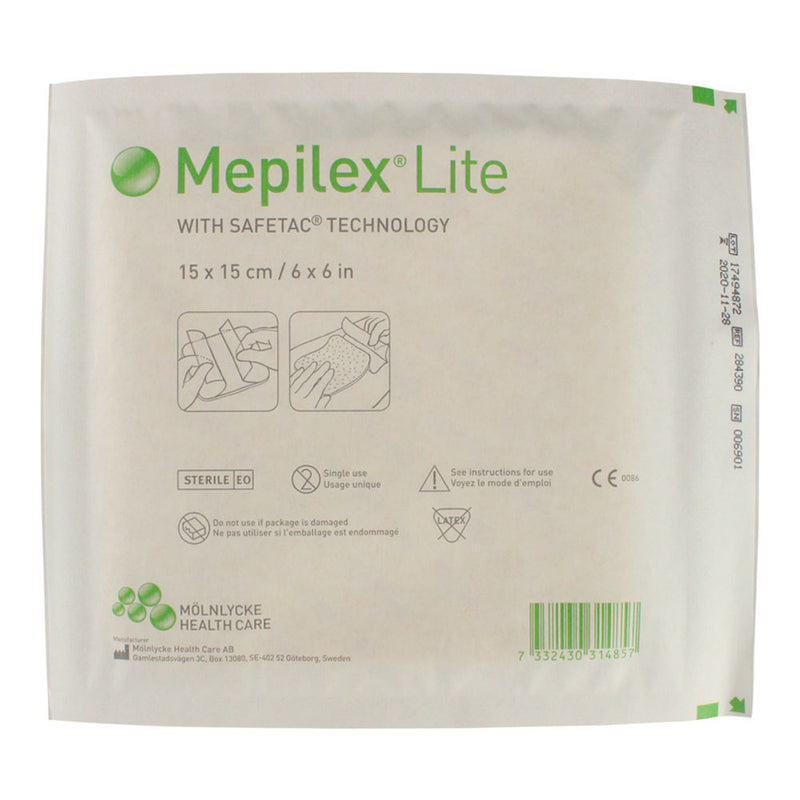 Mölnlycke Mepilex Lite Thin Foam Dressing