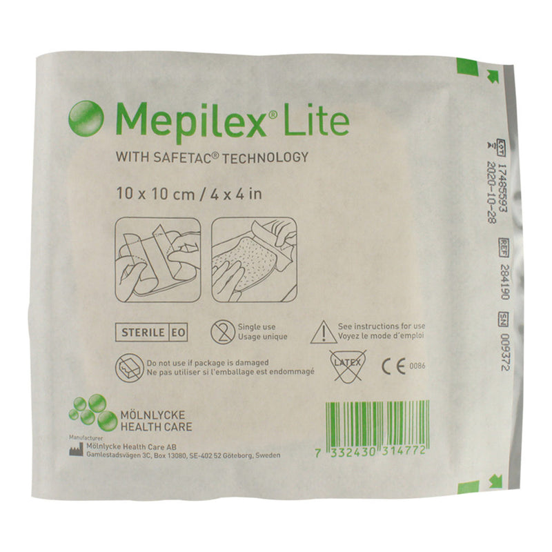 Mölnlycke Mepilex Lite Thin Foam Dressing