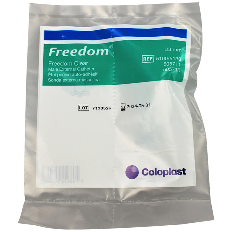 Freedom Clear Standard Length Male External Catheter