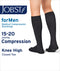 JOBST forMen Knee High, 30-40 mmHg Closed or Open Toe