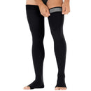 JOBST forMen Thigh High Compression Socks 20-30 mmHg - with Band - Open Toe