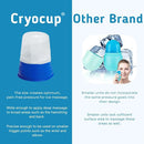 Cryocup - the Premier Ice Massage Cup for Pain or Beauty Routine, Ice Massage, Facial Ice Roller, Ice Massager, Made in USA