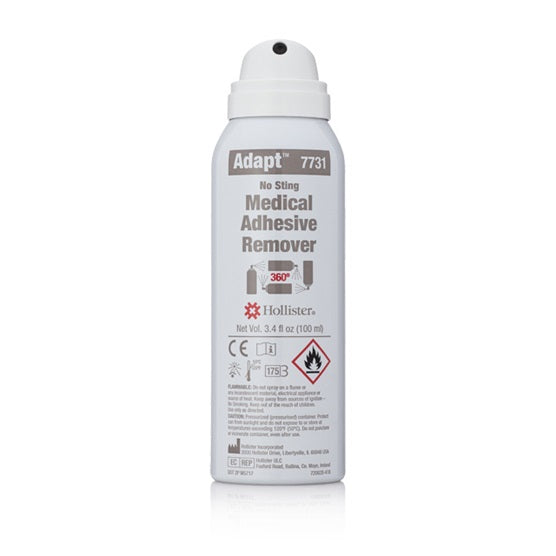 Hollister Adapt Medical Adhesive Remover 3.4 oz (100 ml) 360 degree spray can