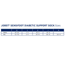 JOBST SensiFoot Diabetic Compression Socks 8-15 mmHg Crew, Closed Toe