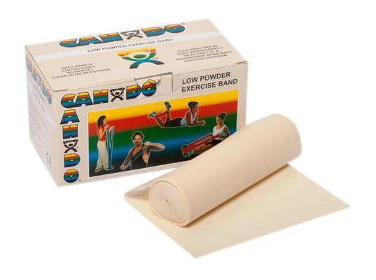 CanDo® Low Powder Exercise Band Rolls
