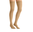 JOBST Women's Opaque Thigh High Dot 15-20 mmHg Closed Toe