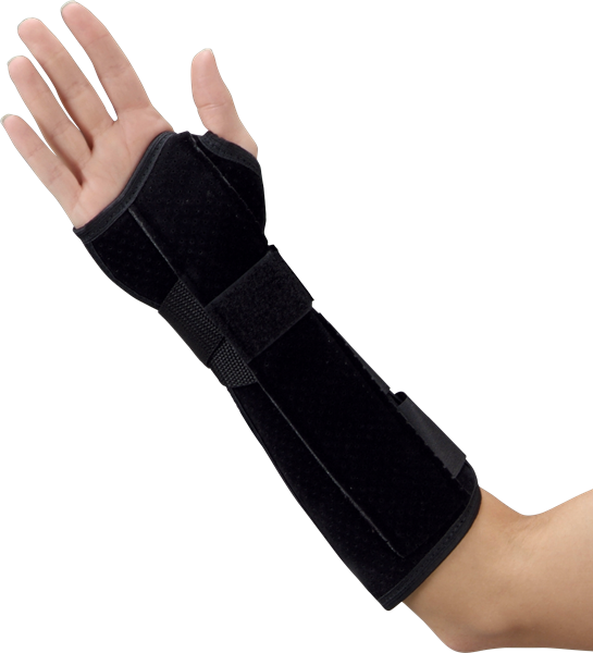 DeRoyal Suede Leatherette Wrist and Wrist/Forearm Splint