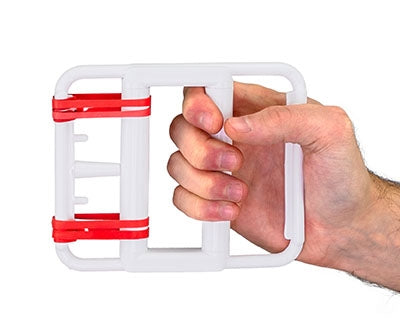 CanDo Adjustable Hand Grip Rubber-Band Hand Exerciser