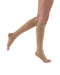JOBST Relief Compression Stockings 30-40 mmHg Petite Knee High Silicone Dot Band Open Toe