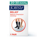 JOBST Relief Compression Stockings 20-30 mmHg Knee High, Open Toe