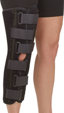 DeRoyal Sized Black Foam Knee Immobilizer