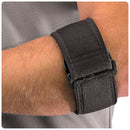 Mueller Tennis Elbow Adjustable Support Strap with Gel Pad, Black, OSFM