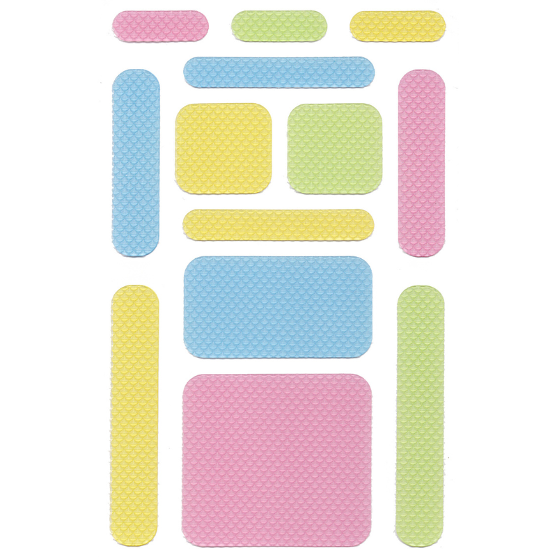 The Pencil Grip Zen Strips, Bumpy Pastel Colors