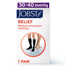 JOBST Relief Compression Stockings 30-40 mmHg Knee High, Open Toe