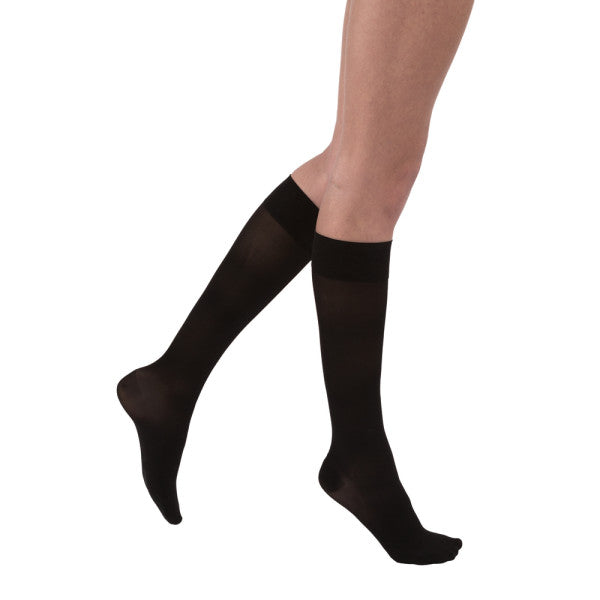 JOBST Women's Ultrasheer Knee High Diamond Pattern 15-20 mmHg Closed Toe