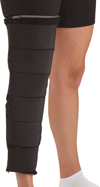 DeRoyal Cutaway Knee Immobilizer w/Elastic Straps