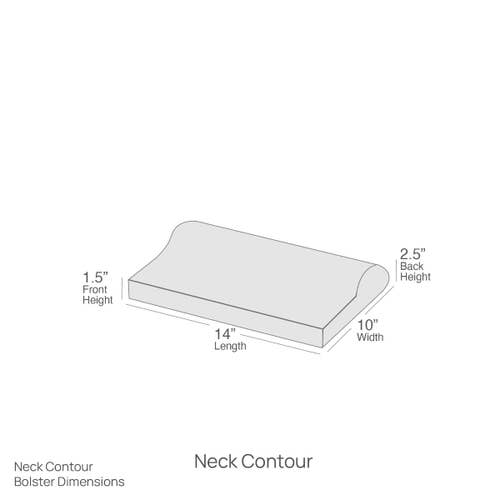 EarthLite® Neck Contour Bolster