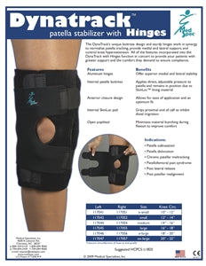 Med Spec Dynatrack™ Patella Stabilizer with Metal Hinges