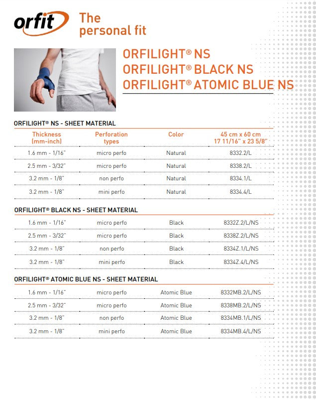 Orfit Orfilight NS (Non-Stick)