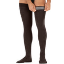 JOBST forMen Thigh High Compression Socks 30-40 mmHg - with Band - Closed Toe