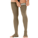 JOBST forMen Thigh High Compression Socks 20-30 mmHg - with Band - Open Toe