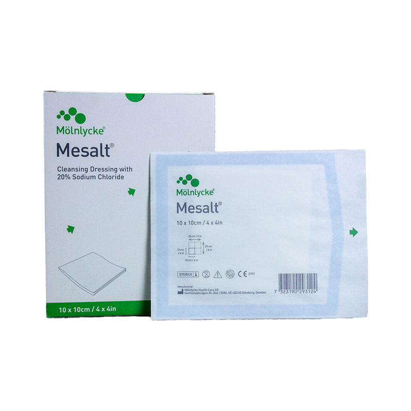 Mölnlycke Mesalt Sodium Chloride Impregnated Dressing