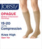 JOBST Women's Opaque Petite Knee High 15-20 mmHg Open Toe