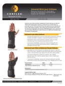 Corflex Universal Lacer Wrist Orthosis w/Abducted Thumb