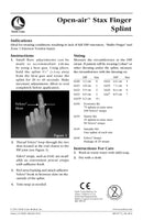 Deroyal Open-Air Stax Finger Splints