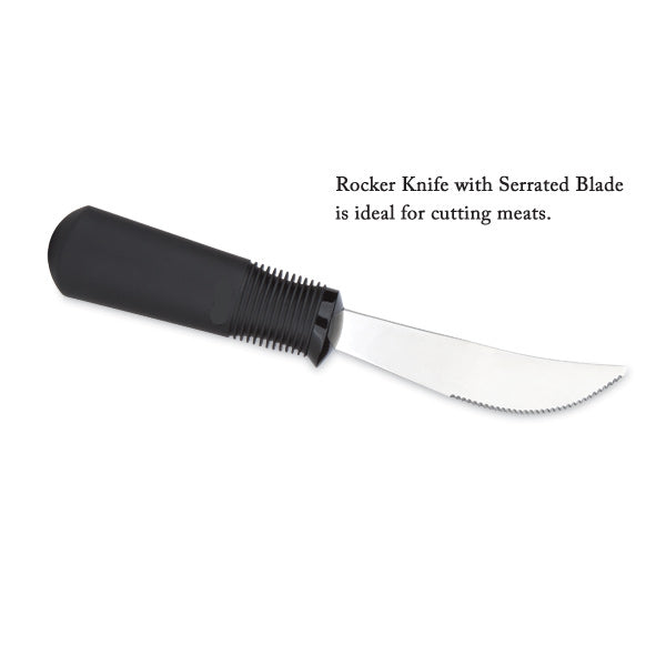 Adaptive Arthritis Knife Stainless Steel Weighted Thicken Self Feeding  Knife Prevent Slip Eating Aids Knife for Arthritis Hand Weakness