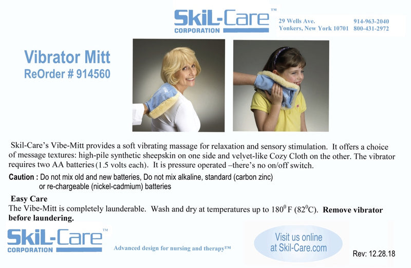 SkiL-Care Vibrator Mitt