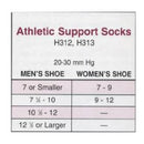 Activa CoolMax Athletic Support Socks, White - 20-30 mmHg
