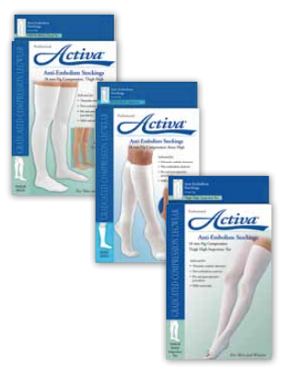 Activa Anti-Embolism 18mmHg Knee High Open Toe