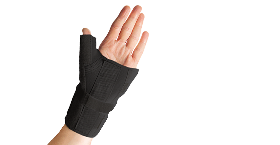 Thermoskin Wrist Brace with Thumb Splint, One Size