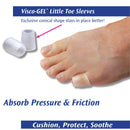 Pedifix Visco-GEL Little Toe Sleeves, OSFM - 2 Per Package