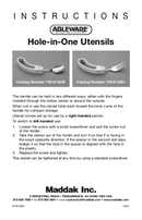 SP Ableware Hole in One Utensils