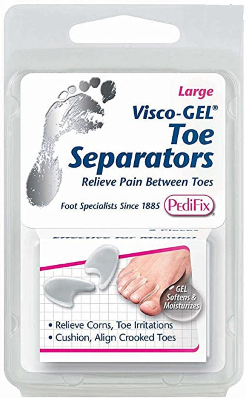Pedifix Visco-GEL Toe Separators, Package of 2