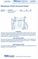 SkiL-Care Wheelchair Chart Holder