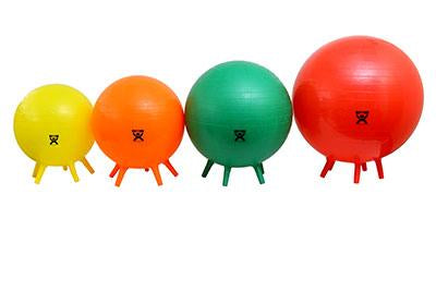 CanDo® Inflatable Exercise Balls with Feet