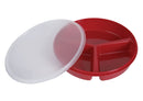 SP Ableware Partitioned Scoop Dish with Lid