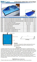 SkiL-Care 30º Bed System w/Slider Sheet & Two Wedges