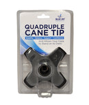 Blue Jay Stand Up For Your Cane Quadruple Cane Tip 3/4" Dia