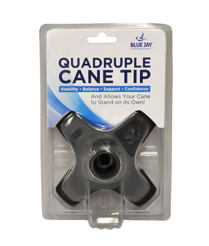Blue Jay Stand Up For Your Cane Quadruple Cane Tip 3/4" Dia