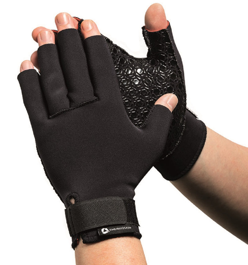 Thermoskin Thermal Compression Gloves, Pair, Black