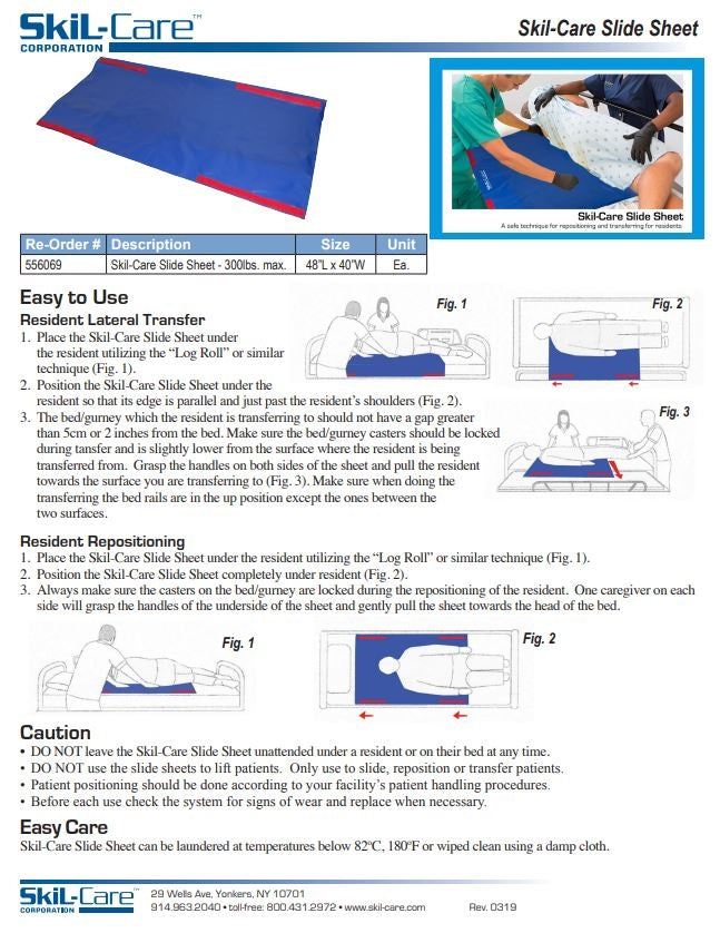 SkiL-Care Transfer and Reposition Sheets